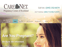 Tablet Screenshot of carenetrockland.com